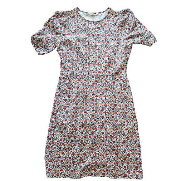 BODEN Crew Neck Jersey Dress Multi in Enchanting Bloom Size: 8R - Picture 1 of 3